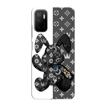 Силиконовый чехол на Xiaomi Poco M3 Pro с принтом Луи робот Силиконовый чехол на Xiaomi Poco M3 Pro с принтом Луи робот