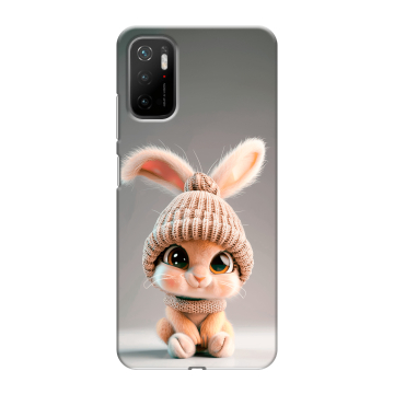 Силиконовый чехол на Xiaomi Poco M3 Pro с принтом Кролик
