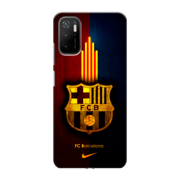 Силиконовый чехол на Xiaomi Poco M3 Pro с принтом Барселона Barcelona Силиконовый чехол на Xiaomi Poco M3 Pro с принтом Барселона Barcelona