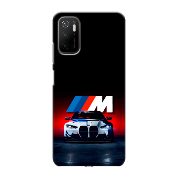 Силиконовый чехол на Xiaomi Poco M3 Pro с принтом БМВ BMW