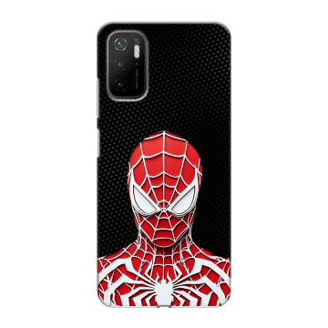 Силиконовый чехол на Xiaomi Poco M3 Pro с принтом человек паук spiderman Силиконовый чехол на Xiaomi Poco M3 Pro с принтом человек паук spiderman