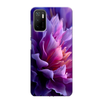 Силиконовый чехол на Xiaomi Poco M3 Pro с принтом женский цветы Силиконовый чехол на Xiaomi Poco M3 Pro с принтом женский цветы