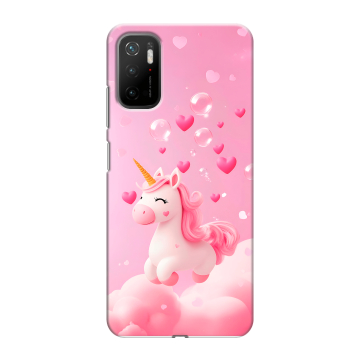 Силиконовый чехол на Xiaomi Poco M3 Pro с принтом Единорог Силиконовый чехол на Xiaomi Poco M3 Pro с принтом Единорог