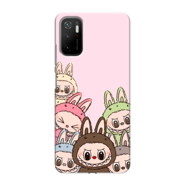 Силиконовый чехол на Xiaomi Poco M3 Pro с принтом Лабубу