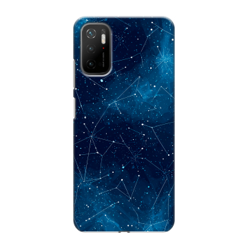 Силиконовый чехол на Xiaomi Poco M3 Pro с принтом Космос звезды