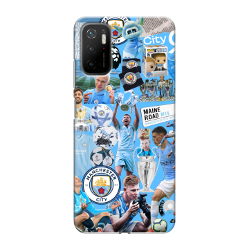 Силиконовый чехол на Xiaomi Poco M3 Pro с принтом Man City Манчестер Сити Силиконовый чехол на Xiaomi Poco M3 Pro с принтом Man City Манчестер Сити