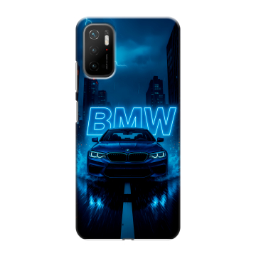 Силиконовый чехол на Xiaomi Poco M3 Pro с принтом BMW БМВ Силиконовый чехол на Xiaomi Poco M3 Pro с принтом BMW БМВ