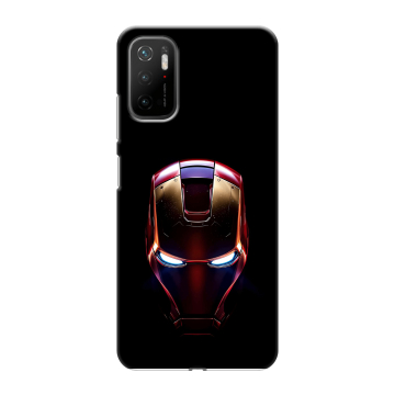 Силиконовый чехол на Xiaomi Poco M3 Pro с принтом IronMan Железный человек Силиконовый чехол на Xiaomi Poco M3 Pro с принтом IronMan Железный человек