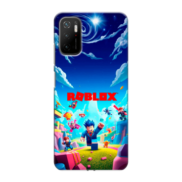 Силиконовый чехол на Xiaomi Poco M3 Pro с принтом Roblox Роблокс Силиконовый чехол на Xiaomi Poco M3 Pro с принтом Roblox Роблокс