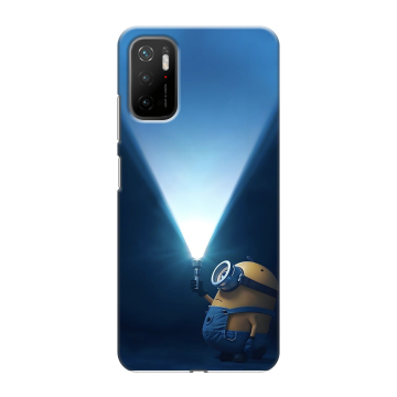 Силиконовый чехол на Xiaomi Poco M3 Pro с принтом Миньоны Силиконовый чехол на Xiaomi Poco M3 Pro с принтом Миньоны