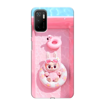 Силиконовый чехол на Xiaomi Poco M3 Pro с принтом Labubu Лабубу Силиконовый чехол на Xiaomi Poco M3 Pro с принтом Labubu Лабубу