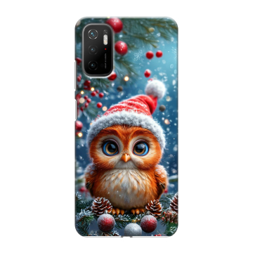 Силиконовый чехол на Xiaomi Poco M3 Pro с принтом Новый год Силиконовый чехол на Xiaomi Poco M3 Pro с принтом Новый год