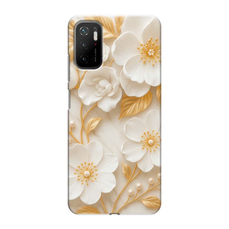 Силиконовый чехол на Xiaomi Poco M3 Pro с принтом Цветы Силиконовый чехол на Xiaomi Poco M3 Pro с принтом Цветы