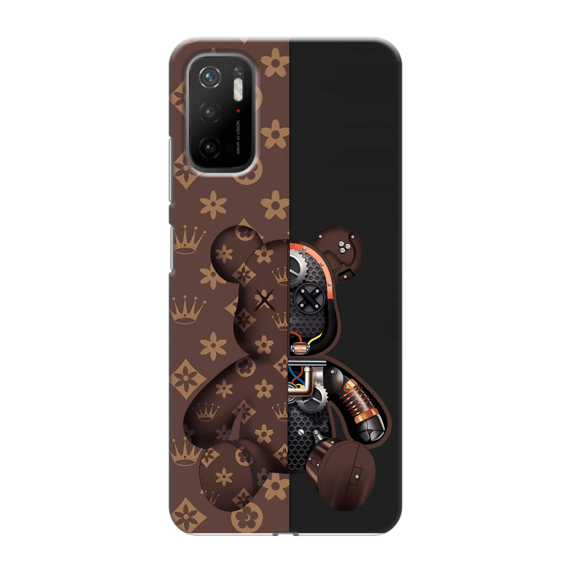Силиконовый противоударный чехол на Xiaomi Poco M3 Pro с принтом Луи робот Силиконовый противоударный чехол на Xiaomi Poco M3 Pro с принтом Луи робот