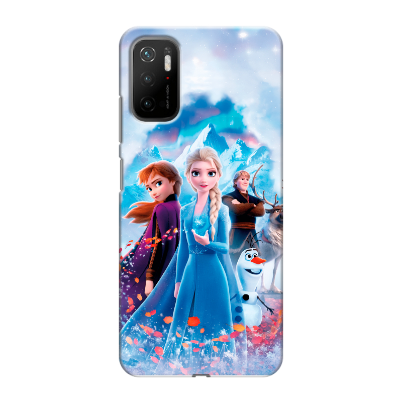 Силиконовый чехол на Xiaomi Poco M3 Pro с принтом Холодное сердце Frozen Силиконовый чехол на Xiaomi Poco M3 Pro с принтом Холодное сердце Frozen