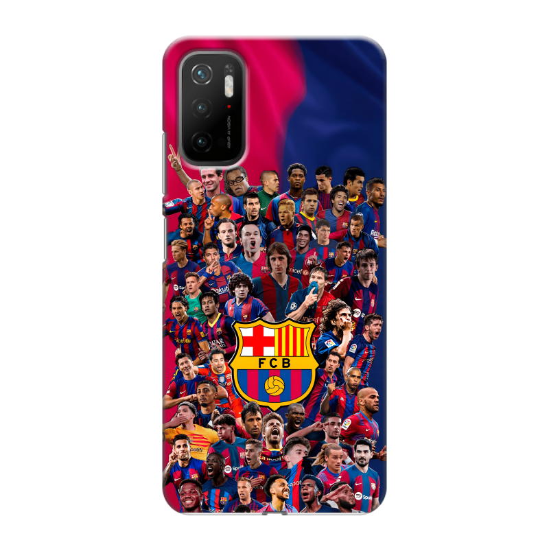 Силиконовый противоударный чехол на Xiaomi Poco M3 Pro с принтом Барселона Barcelona Силиконовый противоударный чехол на Xiaomi Poco M3 Pro с принтом Барселона Barcelona