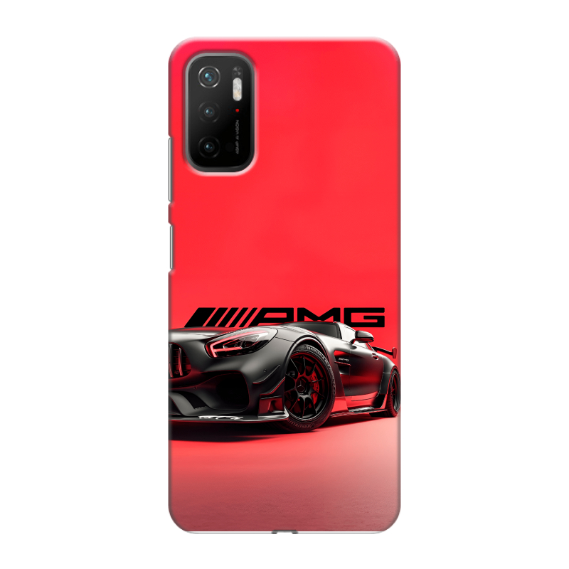 Силиконовый противоударный чехол на Xiaomi Poco M3 Pro с принтом Мерседес Mercedes AMG Силиконовый противоударный чехол на Xiaomi Poco M3 Pro с принтом Мерседес Mercedes AMG