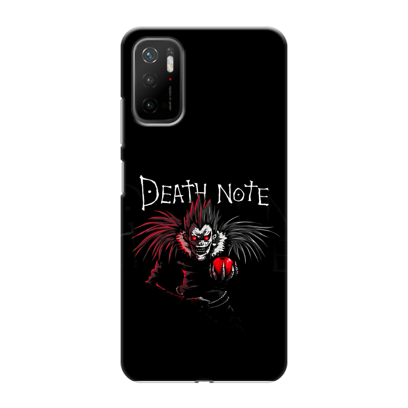 Силиконовый противоударный чехол на Xiaomi Poco M3 Pro с принтом Death note Тетрадь смерти Силиконовый противоударный чехол на Xiaomi Poco M3 Pro с принтом Death note Тетрадь смерти