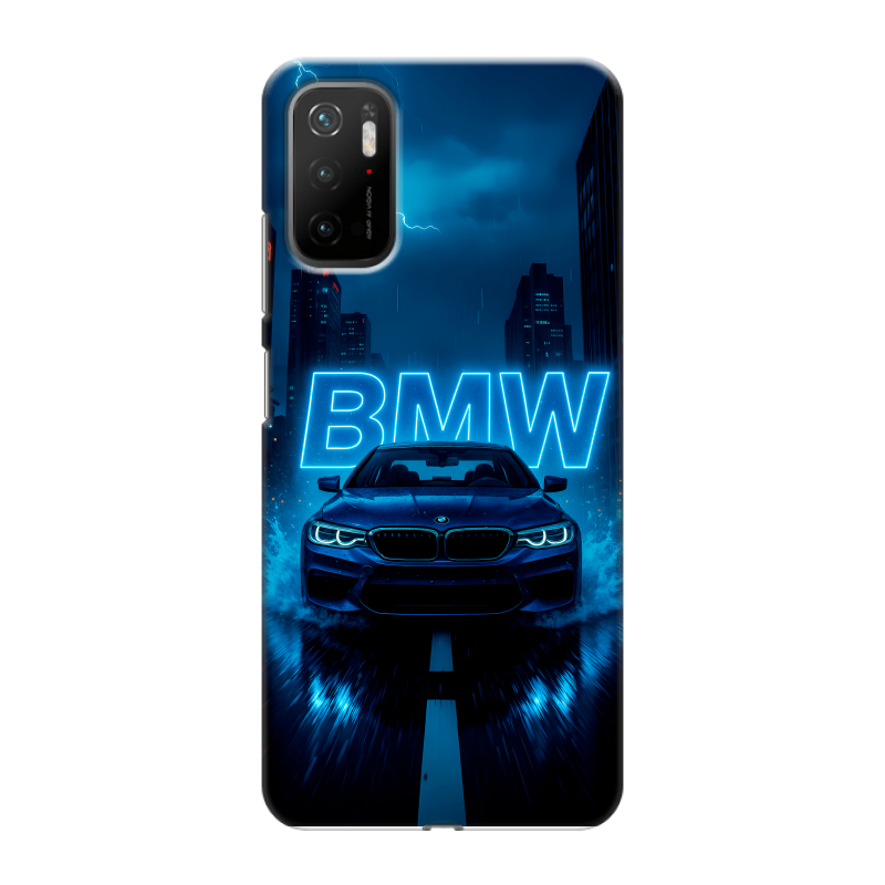 Силиконовый чехол на Xiaomi Poco M3 Pro с принтом BMW БМВ Силиконовый чехол на Xiaomi Poco M3 Pro с принтом BMW БМВ