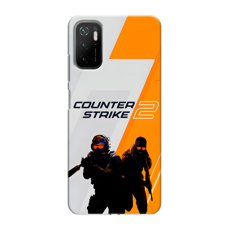 Силиконовый противоударный чехол на Xiaomi Poco M3 Pro с принтом Counter Strike Силиконовый противоударный чехол на Xiaomi Poco M3 Pro с принтом Counter Strike