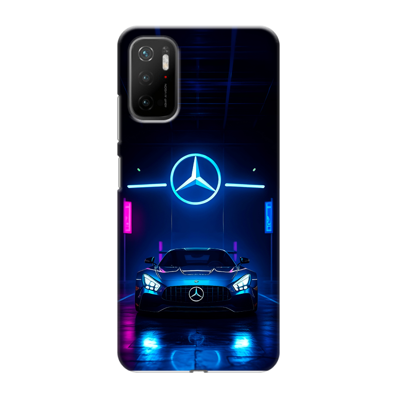 Силиконовый чехол на Xiaomi Poco M3 Pro с принтом Mercedes Мерседес Силиконовый чехол на Xiaomi Poco M3 Pro с принтом Mercedes Мерседес