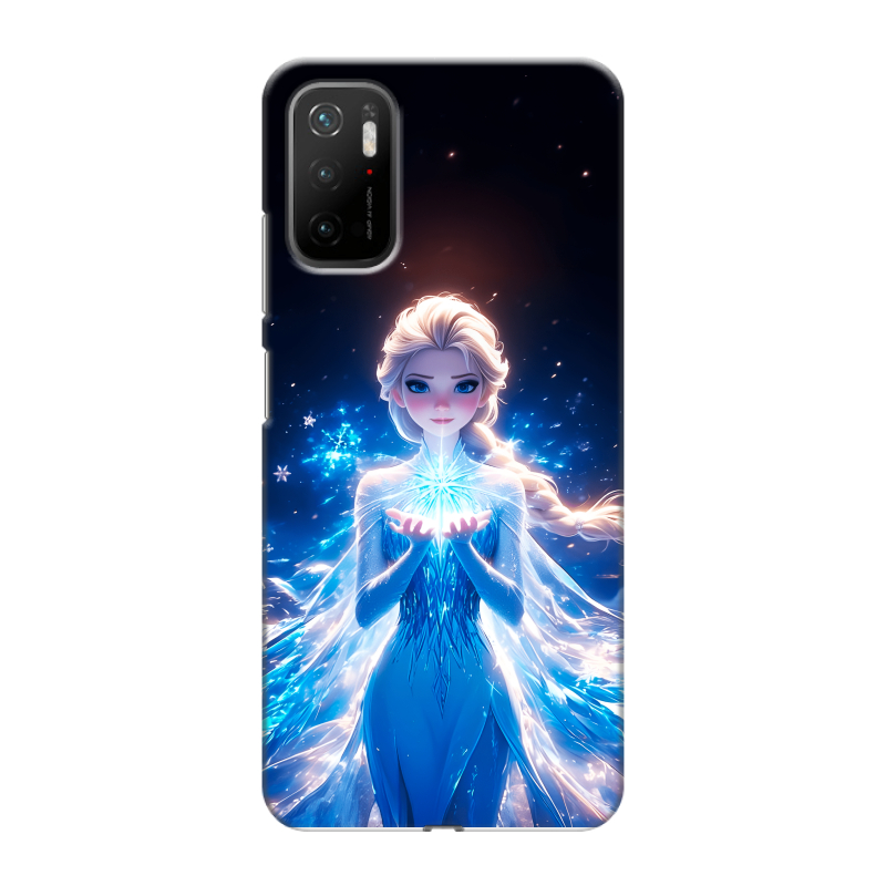 Силиконовый противоударный чехол на Xiaomi Poco M3 Pro с принтом Холодное сердце Frozen Силиконовый противоударный чехол на Xiaomi Poco M3 Pro с принтом Холодное сердце Frozen