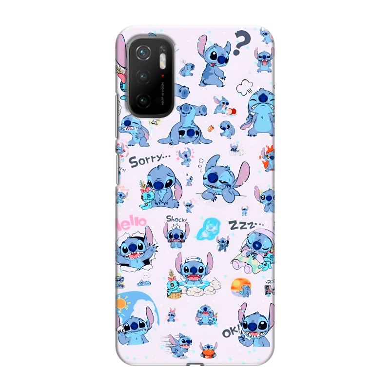 Силиконовый чехол на Xiaomi Poco M3 Pro с принтом Лило и Стич Силиконовый чехол на Xiaomi Poco M3 Pro с принтом Лило и Стич