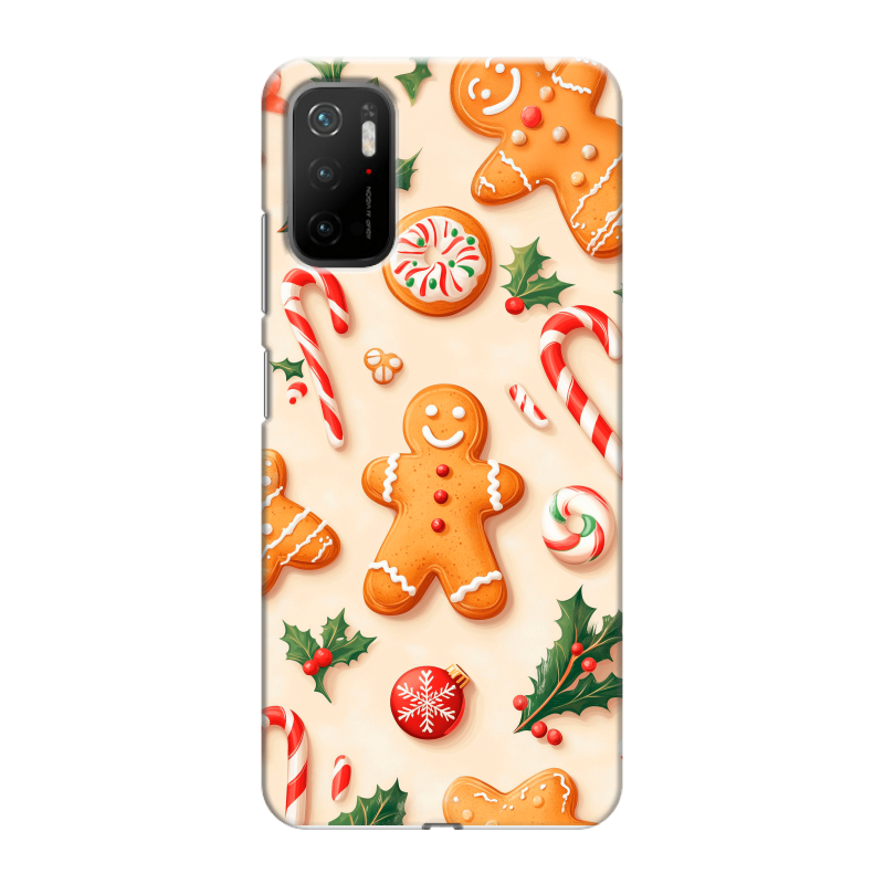 Силиконовый чехол на Xiaomi Poco M3 Pro с принтом Новый год Силиконовый чехол на Xiaomi Poco M3 Pro с принтом Новый год