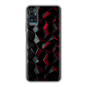Силиконовый чехол на ZTE Blade A71 с принтом Абстракция Силиконовый чехол на ZTE Blade A71 с принтом Абстракция