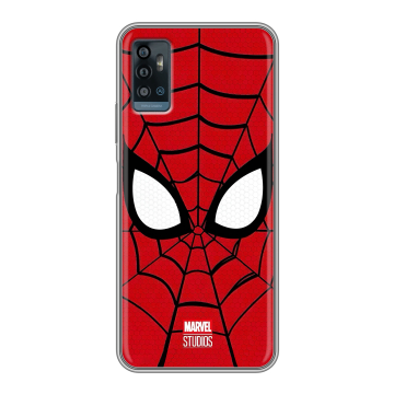 Силиконовый чехол на ZTE Blade A71 с принтом человек паук spiderman