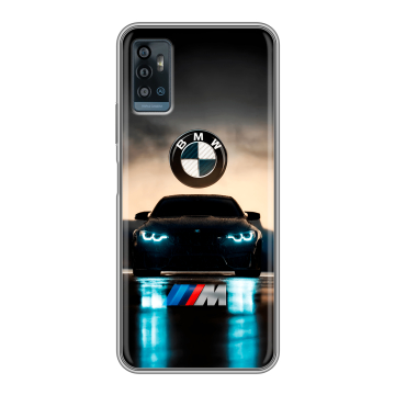Силиконовый чехол на ZTE Blade A71 с принтом БМВ BMW