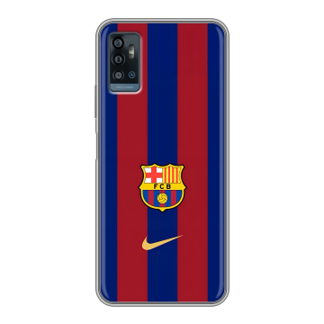 Силиконовый чехол на ZTE Blade A71 с принтом Барселона Barcelona