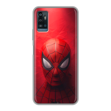 Силиконовый чехол на ZTE Blade A71 с принтом Spiderman Человек паук Силиконовый чехол на ZTE Blade A71 с принтом Spiderman Человек паук
