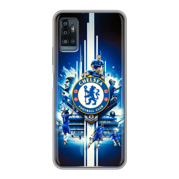 Силиконовый чехол на ZTE Blade A71 с принтом Chelsea Челси Силиконовый чехол на ZTE Blade A71 с принтом Chelsea Челси