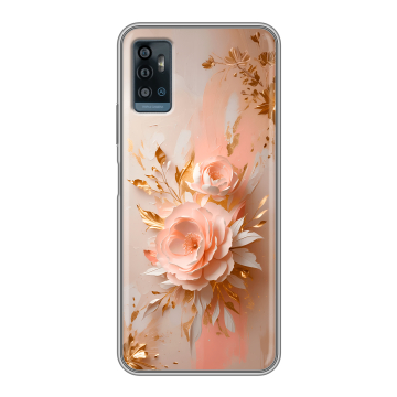 Силиконовый чехол на ZTE Blade A71 с принтом женский Силиконовый чехол на ZTE Blade A71 с принтом женский