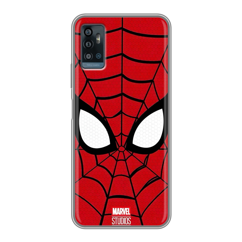 Силиконовый чехол на ZTE Blade A71 с принтом человек паук spiderman Силиконовый чехол на ZTE Blade A71 с принтом человек паук spiderman