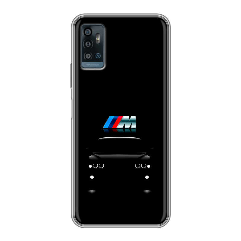 Силиконовый чехол на ZTE Blade A71 с принтом БМВ BMW Силиконовый чехол на ZTE Blade A71 с принтом БМВ BMW