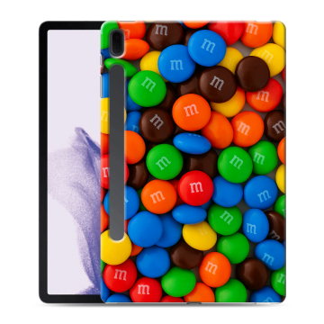 Силиконовый чехол на планшета Samsung Galaxy Tab S7 FE с принтом Конфеты Силиконовый чехол на планшета Samsung Galaxy Tab S7 FE с принтом Конфеты