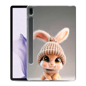 Силиконовый чехол на Samsung Galaxy Tab S7 FE с принтом Кролик