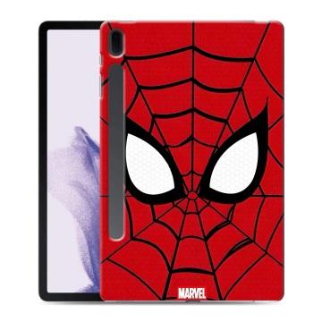 Силиконовый чехол на Samsung Galaxy Tab S7 FE с принтом человек паук spiderman