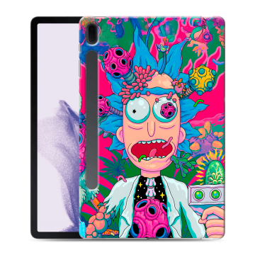 Силиконовый чехол на Samsung Galaxy Tab S7 FE с принтом Рик и Морти Rick Morty Силиконовый чехол на Samsung Galaxy Tab S7 FE с принтом Рик и Морти Rick Morty