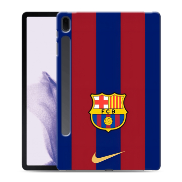 Силиконовый чехол на Samsung Galaxy Tab S7 FE с принтом Барселона Barcelona