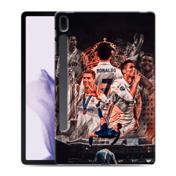 Силиконовый чехол на Samsung Galaxy Tab S7 FE с принтом Реал Роналдо Real Ronaldo Силиконовый чехол на Samsung Galaxy Tab S7 FE с принтом Реал Роналдо Real Ronaldo