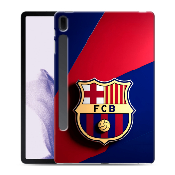 Силиконовый чехол на Samsung Galaxy Tab S7 FE с принтом Барселона Barcelona