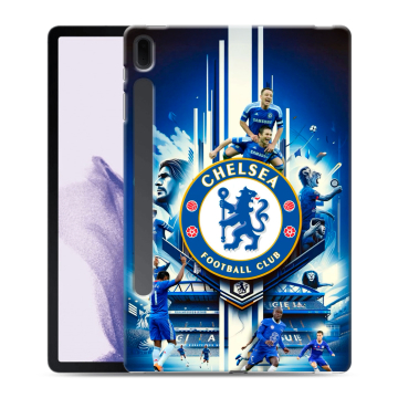 Силиконовый чехол на Samsung Galaxy Tab S7 FE с принтом Chelsea Челси
