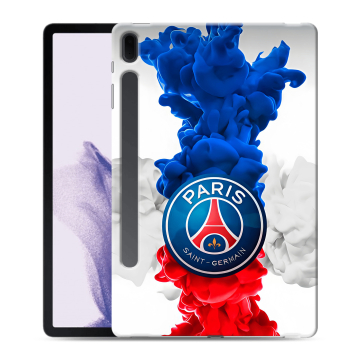 Силиконовый чехол на Samsung Galaxy Tab S7 FE с принтом PSG ПСЖ
