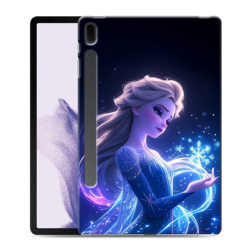 Силиконовый чехол на Samsung Galaxy Tab S7 FE с принтом Холодное сердце Frozen Силиконовый чехол на Samsung Galaxy Tab S7 FE с принтом Холодное сердце Frozen