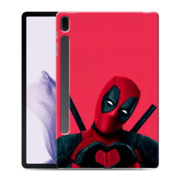 Силиконовый чехол на Samsung Galaxy Tab S7 FE с принтом Дедпул Deadpool