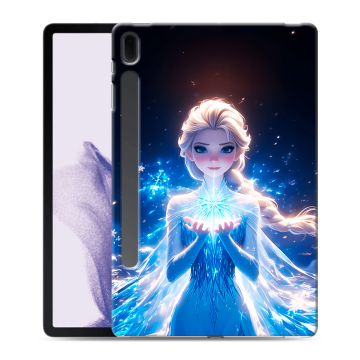 Силиконовый чехол на Samsung Galaxy Tab S7 FE с принтом Холодное сердце Frozen Силиконовый чехол на Samsung Galaxy Tab S7 FE с принтом Холодное сердце Frozen