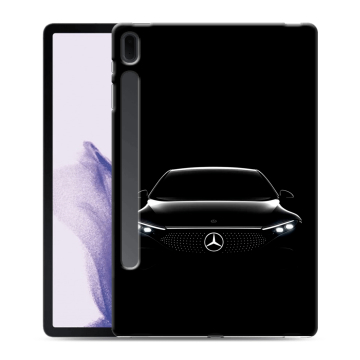 Силиконовый чехол на Samsung Galaxy Tab S7 FE с принтом Mercedes Мерседес Силиконовый чехол на Samsung Galaxy Tab S7 FE с принтом Mercedes Мерседес